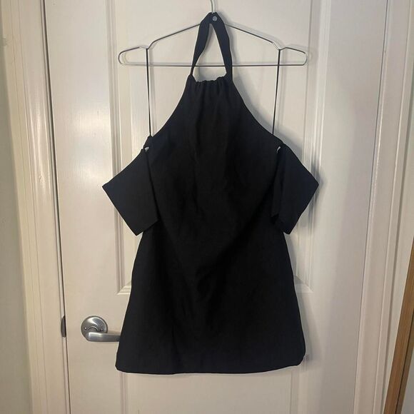 C/MEO Collective Black halter neck mini dress - Picture 4 of 7